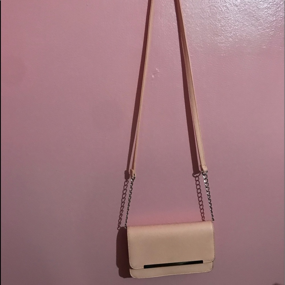 Rose pink crossbody purse